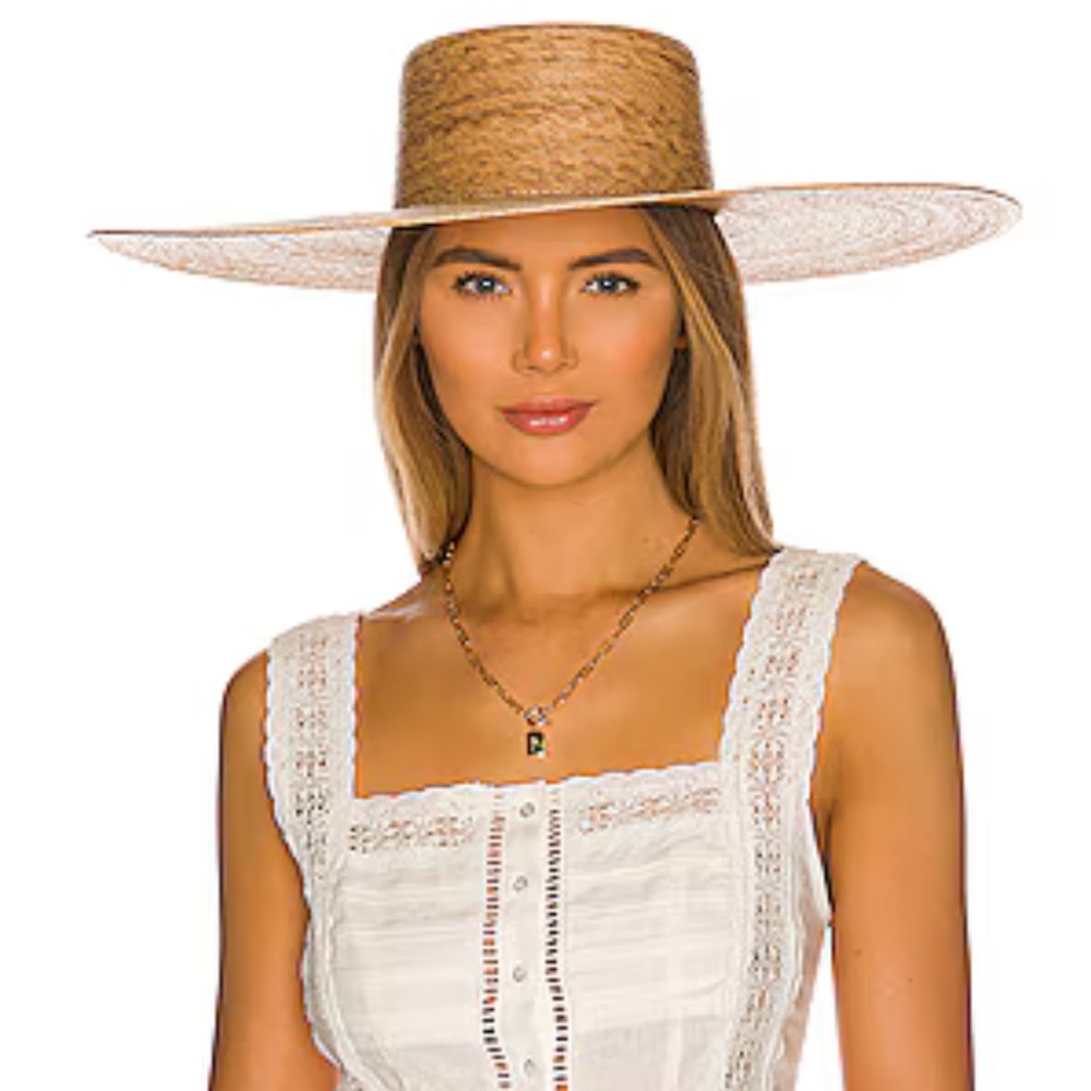 Ultra Wide Palma Boater Hat